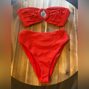 Montce crimson bikini set